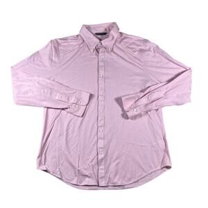 Brooks Brothers Supima Cotton Mens Long Sleeve Button Down Size XL Preppy Pink